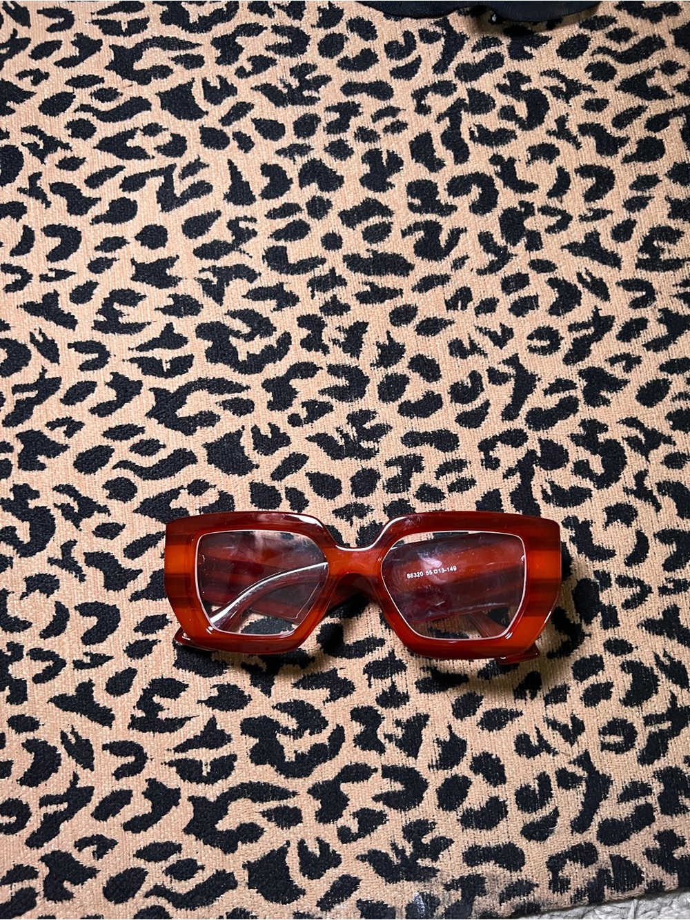 Brick Red Thick Frame Blue-Light Glasses — Never Worn 👓🤎